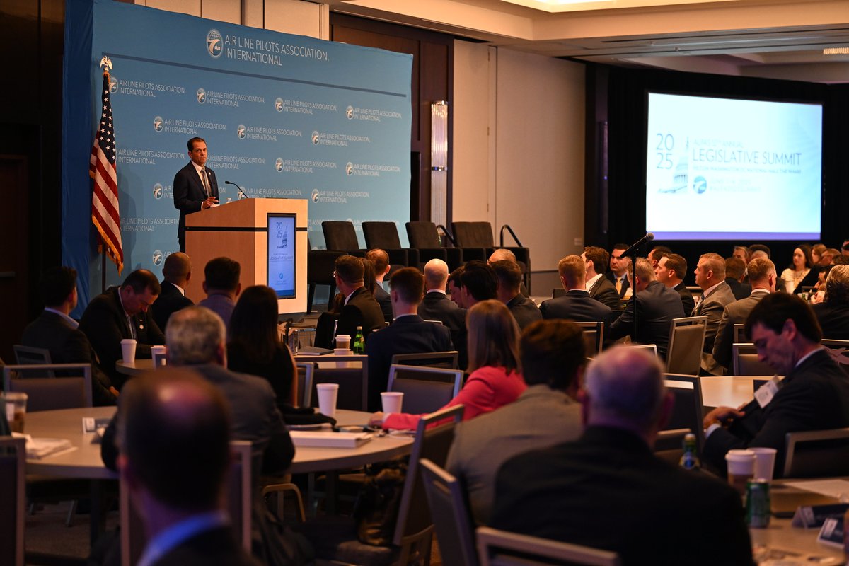Air Line Pilots Association (@alpapilots) on Twitter photo "The work you’re doing here this week – and every week – is critically important to protecting the rights of our members and advancing the cause of safety," said <a href="/ALPAPresident/">Capt. Jason Ambrosi</a>, opening #ALPA2025Summit. 🧵 "The work you’re doing here this week – and every week – is critically important to protecting the rights of our members and advancing the cause of safety," said <a href="/ALPAPresident/">Capt. Jason Ambrosi</a>, opening #ALPA2025Summit. 🧵