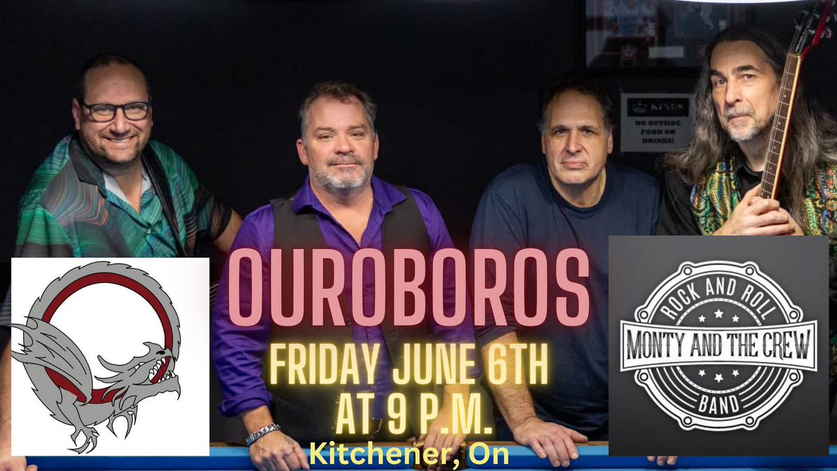 This Friday night at Ouroboros in Kitchener!
