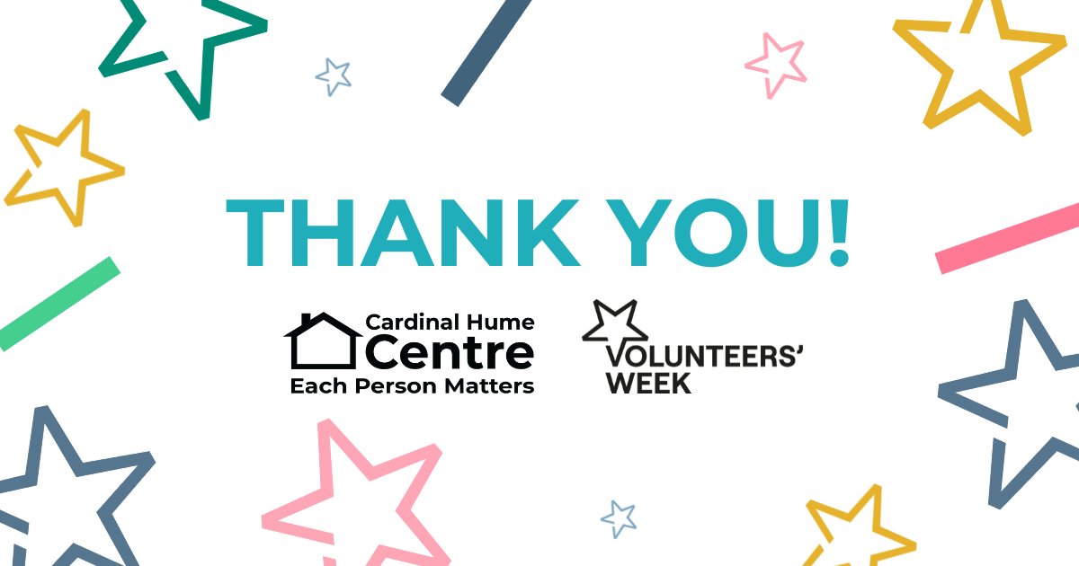 CardinalHumeCHC's tweet image. A huge THANK YOU to all our amazing volunteers this #VolunteersWeek! Whether you have helped once or have been volunteering with us for years, your time and dedication make a lasting impact. We couldn’t do it without each and every one of you! #EachPersonMatters #volunteersweek