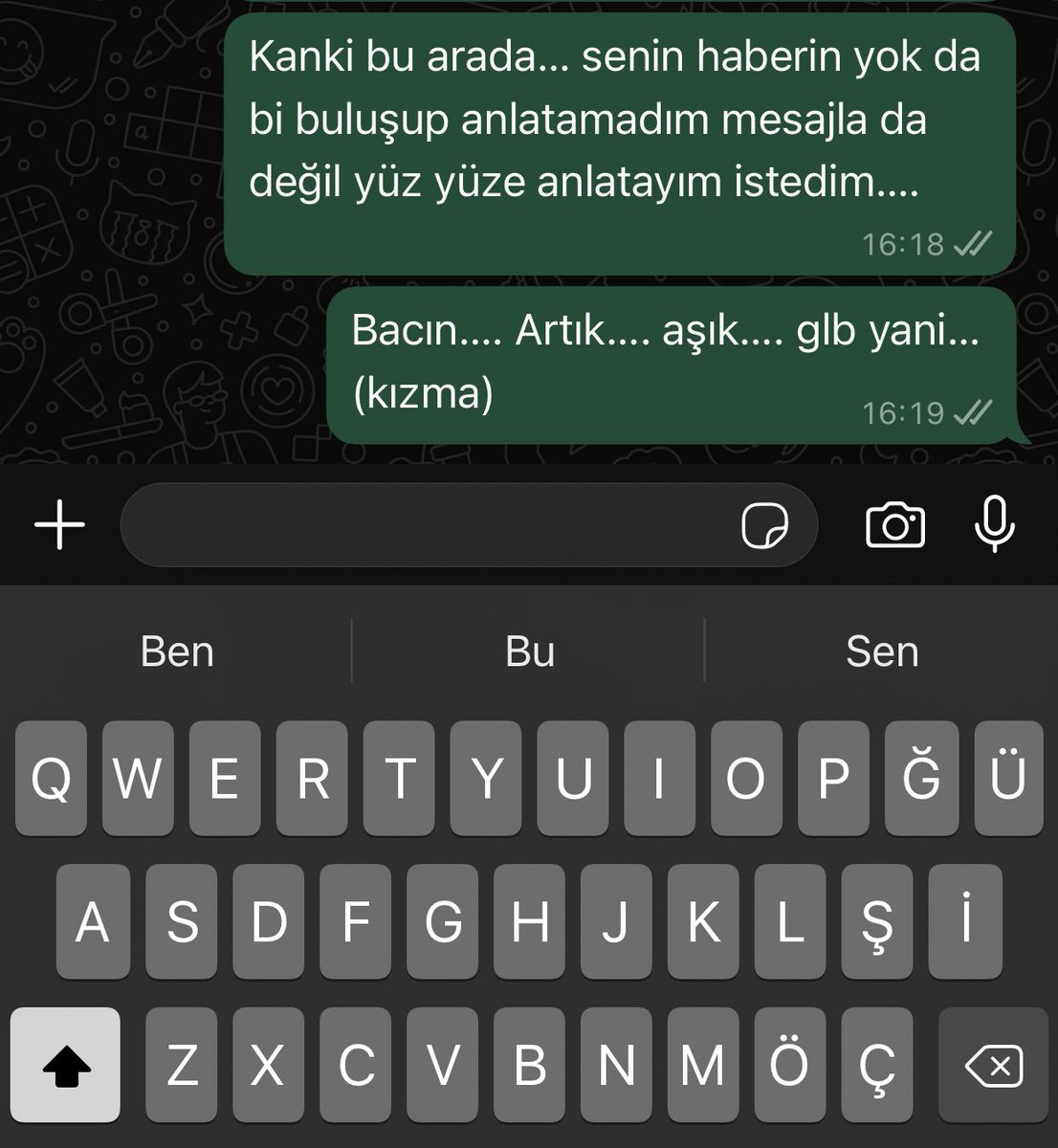 Fav bacıdan habersiz aşık olunca laz Ziya’nın Asiye’yi asması gibi beni asacağı o saniyelerden önce benim nefsi müdafaa çabalarıyla oluşmuş o mahcubiyet hali