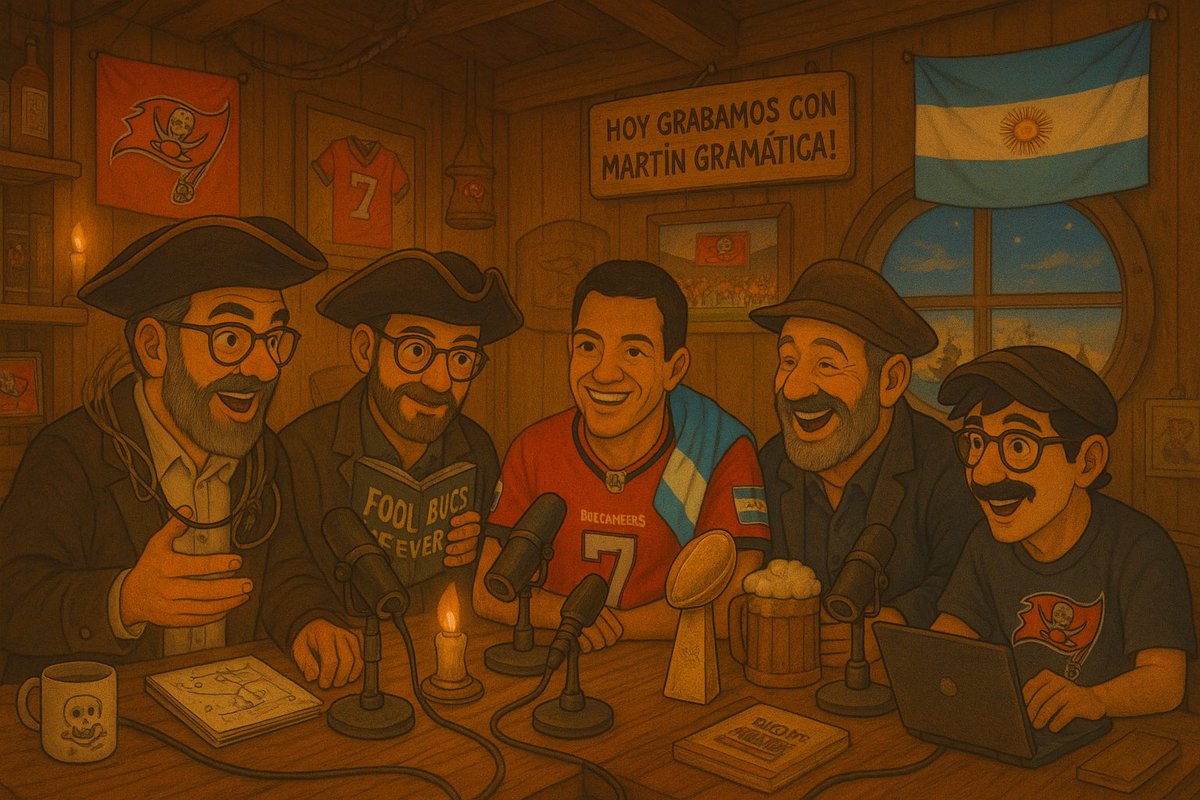 Cañones y Football (@bucs_es) on Twitter photo ☠️ ¡Atiende, grumete!
📅 El 11 de junio zarpamos rumbo a las vacaciones… ¡pero con historia a bordo!
⚓ Con <a href="/MGramatica7/">Martin Gramatica</a> reviviremos el 1er Super Bowl 🏆
🎁 Sorteo EXCLUSIVO pa’ los socios: ¡camiseta de BAKER MAYFIELD!
🏴☠️ ¡Sube al barco o nada! ☠️ ¡Atiende, grumete!
📅 El 11 de junio zarpamos rumbo a las vacaciones… ¡pero con historia a bordo!
⚓ Con <a href="/MGramatica7/">Martin Gramatica</a> reviviremos el 1er Super Bowl 🏆
🎁 Sorteo EXCLUSIVO pa’ los socios: ¡camiseta de BAKER MAYFIELD!
🏴☠️ ¡Sube al barco o nada!
