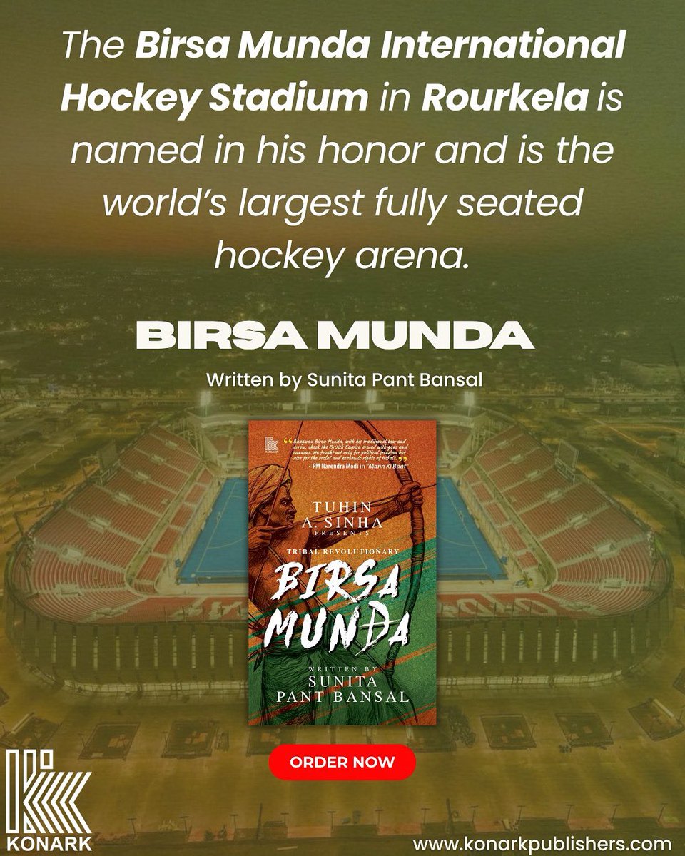 🏑 Did You Know?

📖 Discover his incredible story in “Birsa Munda” by Sunita Pant Bansal, presented by Tuhin A. Sinha. A powerful tribute to the legendary tribal revolutionary who changed the course of history.

🔴 Order Now and be inspired by his legacy!
amzn.in/d/829NIgS