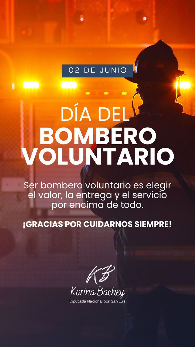 Mi Respeto el servicio se ve Materializado en cada Bombero Voluntario!