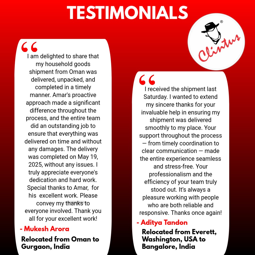 Clintus Network Limited (@clintusnetwork) on Twitter photo Thank you for your valuable feedback and for trusting us with your move! We are thrilled to hear such pleasant relocating experiences. It's truly a privilege to serve our clients and deliver outstanding service.#clienttestimonial #customerfeedback #happycustomer #clientreview Thank you for your valuable feedback and for trusting us with your move! We are thrilled to hear such pleasant relocating experiences. It's truly a privilege to serve our clients and deliver outstanding service.#clienttestimonial #customerfeedback #happycustomer #clientreview