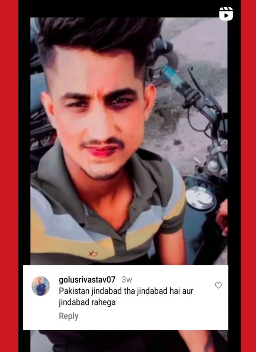 Bhagwa Squad (@bhagwasquad) on Twitter photo 🚨गिरफ्तारी होने तक - Repost करें🚨
देश*द्रोही पीयूष श्रीवास्तव भारत में रहकर "पाकिस्तान जिंदाबाद था है और रहेगा" कह रहा है। उसकी देश*विरोधी हरकतें माहौल बिगाड़ रही हैं। यू•पी गाजियाबाद का मामला।😡
<a href="/DCPTHindonGZB/">DCP TRANS HINDON COMMISSIONERATE GHAZIABAD</a> <a href="/ghaziabadpolice/">POLICE COMMISSIONERATE GHAZIABAD</a> <a href="/Uppolice/">UP POLICE</a>
प्रशासन इस देश*द्रोही को तुरंत 🚨गिरफ्तारी होने तक - Repost करें🚨
देश*द्रोही पीयूष श्रीवास्तव भारत में रहकर "पाकिस्तान जिंदाबाद था है और रहेगा" कह रहा है। उसकी देश*विरोधी हरकतें माहौल बिगाड़ रही हैं। यू•पी गाजियाबाद का मामला।😡
<a href="/DCPTHindonGZB/">DCP TRANS HINDON COMMISSIONERATE GHAZIABAD</a> <a href="/ghaziabadpolice/">POLICE COMMISSIONERATE GHAZIABAD</a> <a href="/Uppolice/">UP POLICE</a>
प्रशासन इस देश*द्रोही को तुरंत