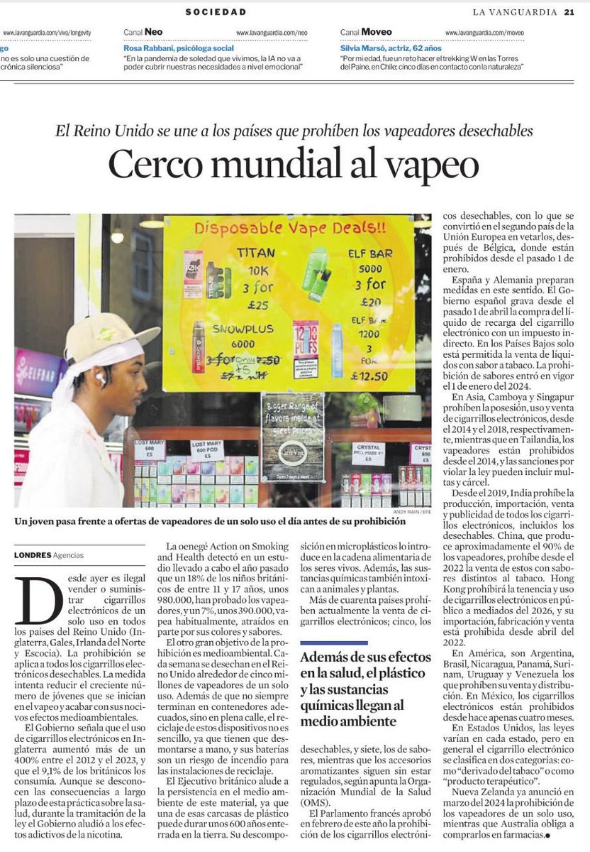 El monumental engaño del vapeo