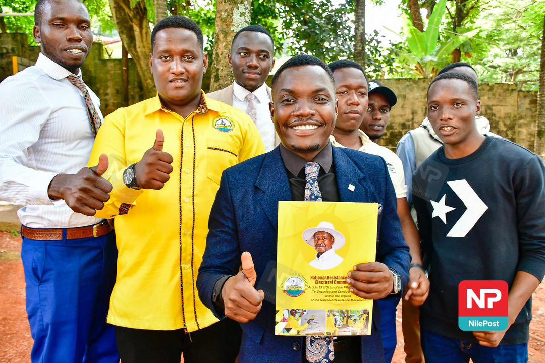 NBS Television (@nbstv) on Twitter photo PHOTOS: Former <a href="/Makerere/">Makerere University</a> University Guild President and NUP affiliate, Lawrence Alionzi, has picked nomination forms from the NRM Electoral Commission, signaling his intention to contest for Arua City Mayor on the NRM ticket.
📸: <a href="/francis_isano/">📸 Isano Francis</a>
#NBSUpdates PHOTOS: Former <a href="/Makerere/">Makerere University</a> University Guild President and NUP affiliate, Lawrence Alionzi, has picked nomination forms from the NRM Electoral Commission, signaling his intention to contest for Arua City Mayor on the NRM ticket.
📸: <a href="/francis_isano/">📸 Isano Francis</a>
#NBSUpdates