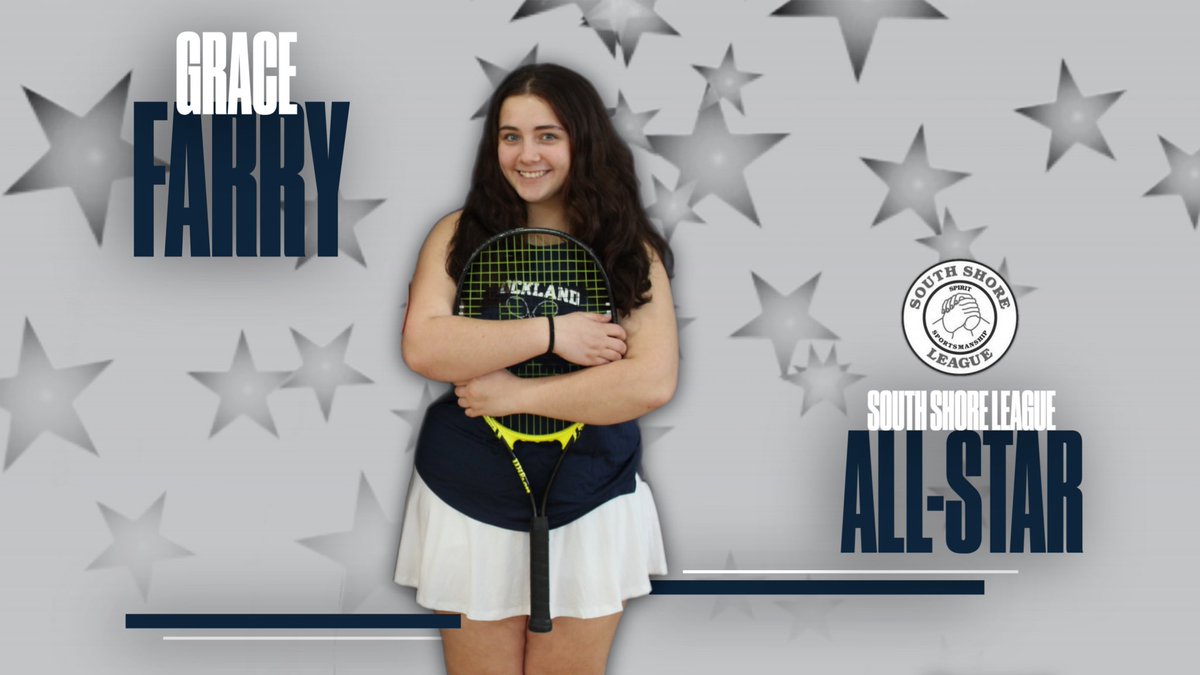 Congratulations to our Girls Tennis South Shore League All-Star, Grace Farry!