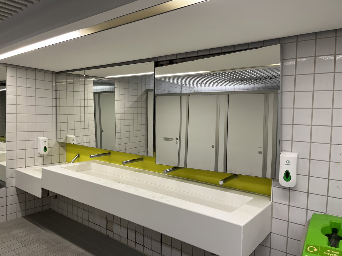 Sad to see the Aquatic Centre fall into disrepair. Only 1 of 5 sinks working for over a year, and a falling mirror poses a real health &amp; safety risk. I’ve raised this via surveys and staff multiple times—still no action. Disappointing <a href="/EveryoneActive/">Everyone Active</a> <a href="/NewhamLondon/">Newham London 💙</a>