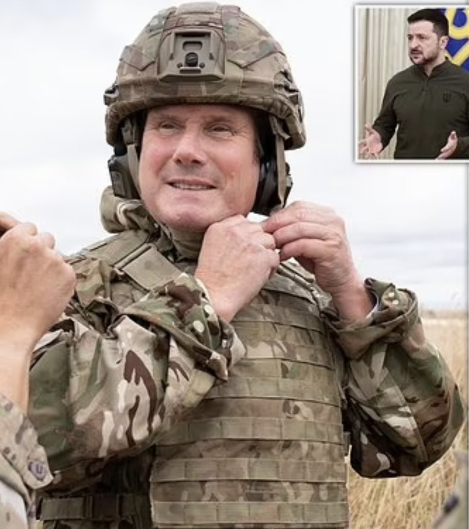 Who thinks Starmer should be the first one sent to the Ukrainian front line.