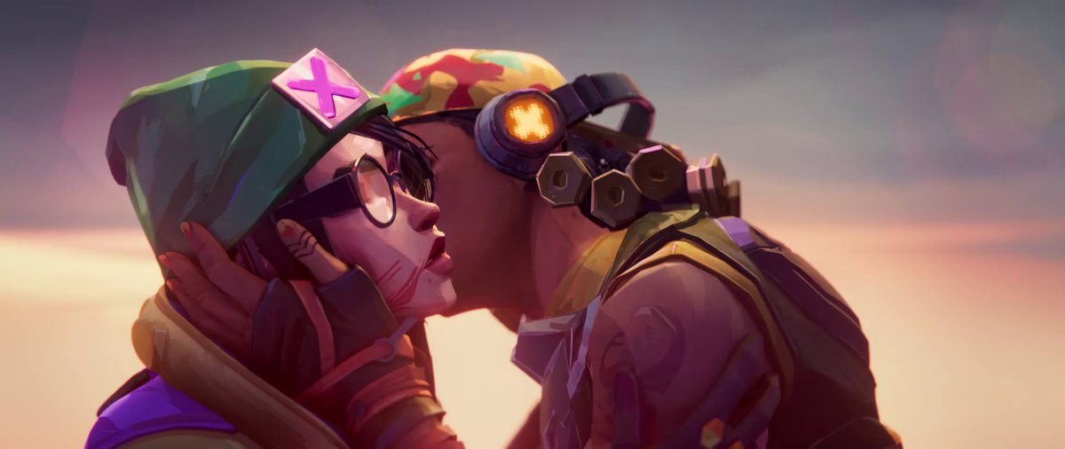 sapphicslike's tweet image. canon couple raze &amp;amp; killjoy from valorant