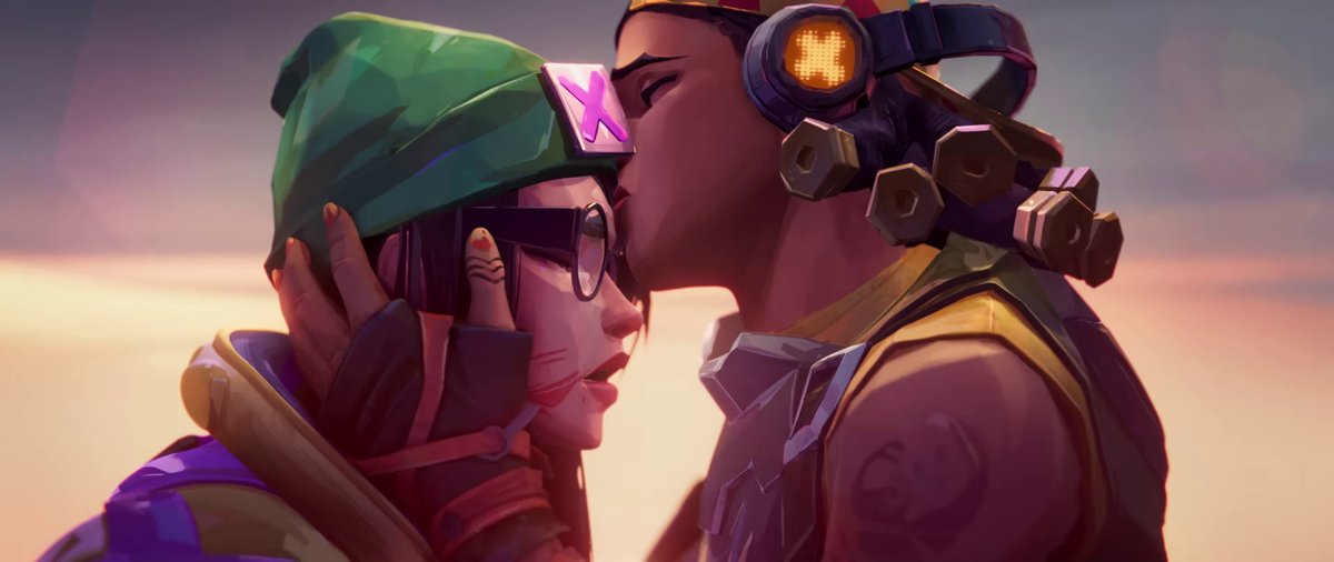 sapphicslike's tweet image. canon couple raze &amp;amp; killjoy from valorant
