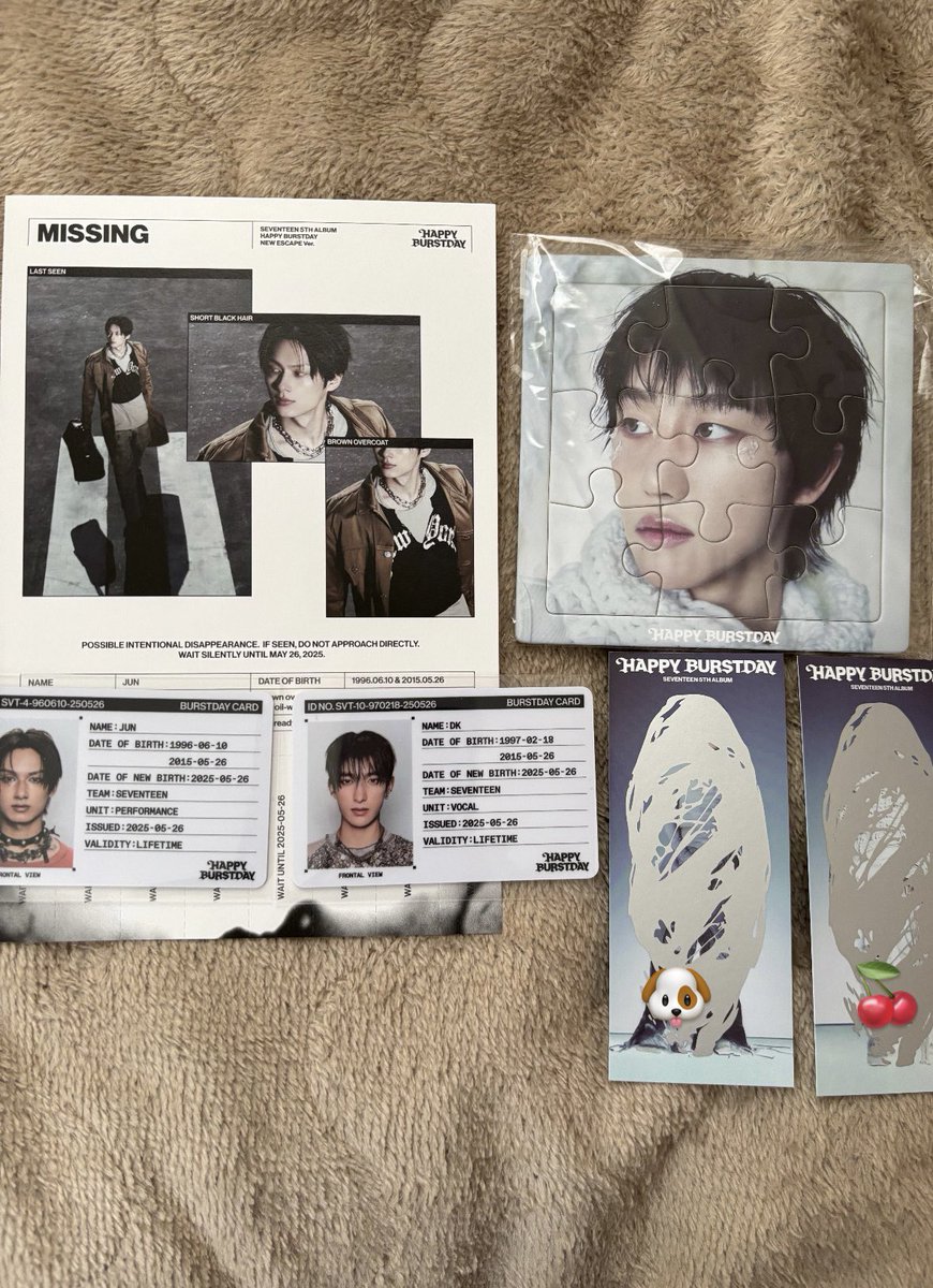 wonjun_torihiki's tweet photo. SEVENTEEN セブチ HAPPYBURSTDAYトレカ HMV 交換

【譲】エスクプス、ジョシュア、ジュン、ホシ、ウジ、ミンハオ、ミンギュ、ドギョム、バーノン、ディノ

【求】ウォヌ 💖激求

同種での交換希望ですが、異種も検討します。
札幌手渡しor郵送にて

お気軽にお声掛けください！ https://t.co/3CWhbtxHI0