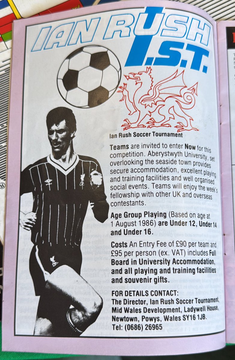 ShonLewisFMoW's tweet photo. Just received a programme donation for @FootyMuseumWal at Dolgellau library and flicking through the pages came across this…anyone remember this blast from the past? 

Did any of you take part?! https://t.co/n0vWQRdh2F