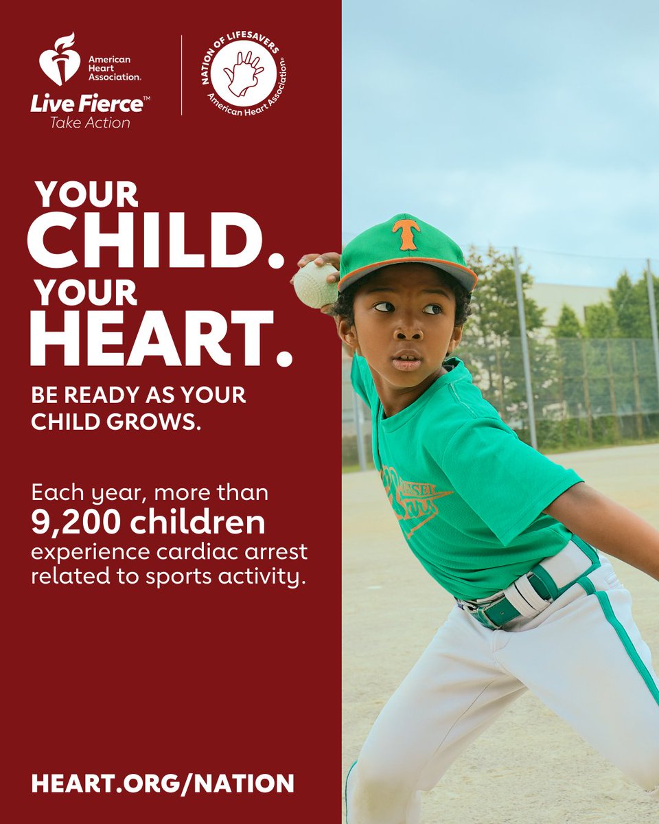 June 1-7 is National CPR and AED Awareness Week! You could be the difference for someone you know or love. Join the Nation of Lifesavers by learning CPR. Find a course at spr.ly/6012NCWpw. #NationofLifesavers