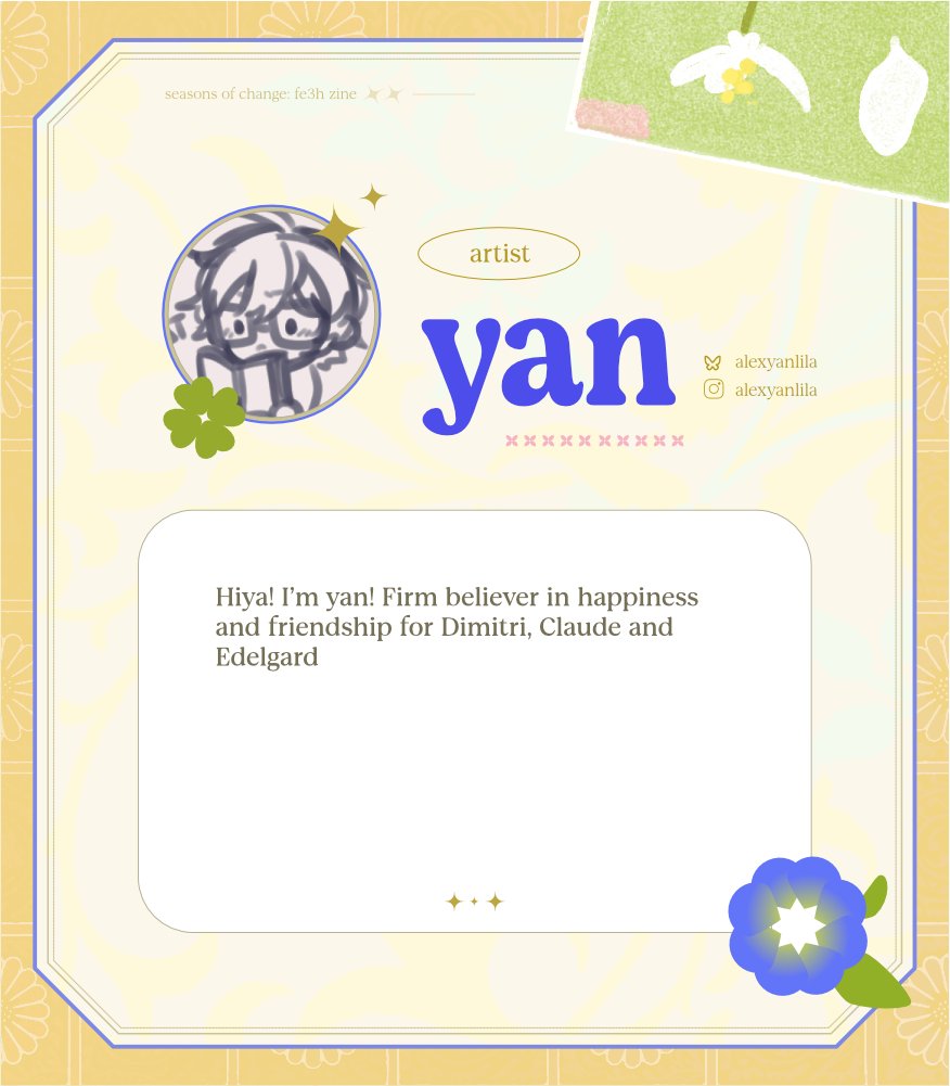 Seasons of Change: A FE3H zine tweet media