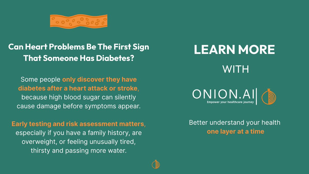 Onion.AI (@onionaihealth) on Twitter photo This is what you should REALLY KNOW about Diabetes and Heart Disease…..
And it’s not what you might think!
Onion AI ambassador <a href="/DrMargari/">Dr Niki Margari</a> , Consultant in Diabetes at University College London Hospitals NHS Foundation Trust, in collaboration with our core medical team, has This is what you should REALLY KNOW about Diabetes and Heart Disease…..
And it’s not what you might think!
Onion AI ambassador <a href="/DrMargari/">Dr Niki Margari</a> , Consultant in Diabetes at University College London Hospitals NHS Foundation Trust, in collaboration with our core medical team, has