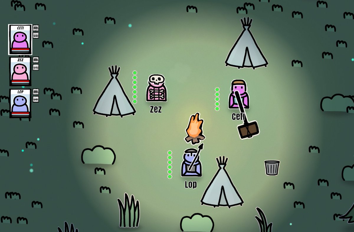 Everyone gets a tent in camp. It doesn't do anything, just makes it look more like a camp 😀