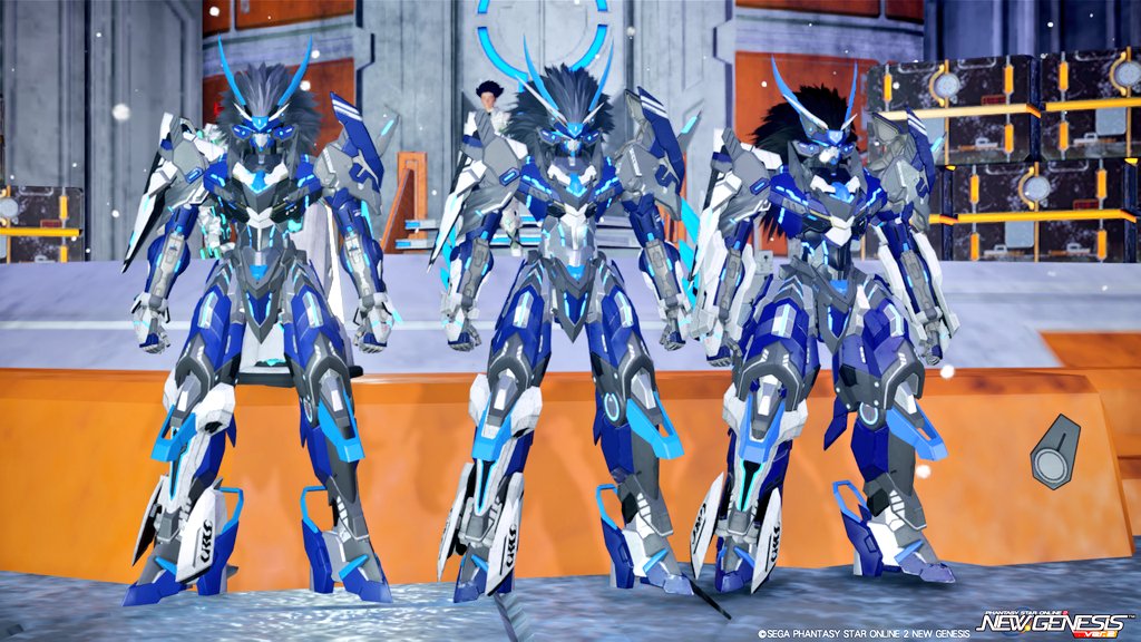 #機兵団ガジェットリボルバー
#PSO2NGS_SS
ちょっと出遅れたけどマネっ子シルフィードさんになれました👍️
魔王様も来てくれたのでご本人挟んでスリーショット頂いた♪