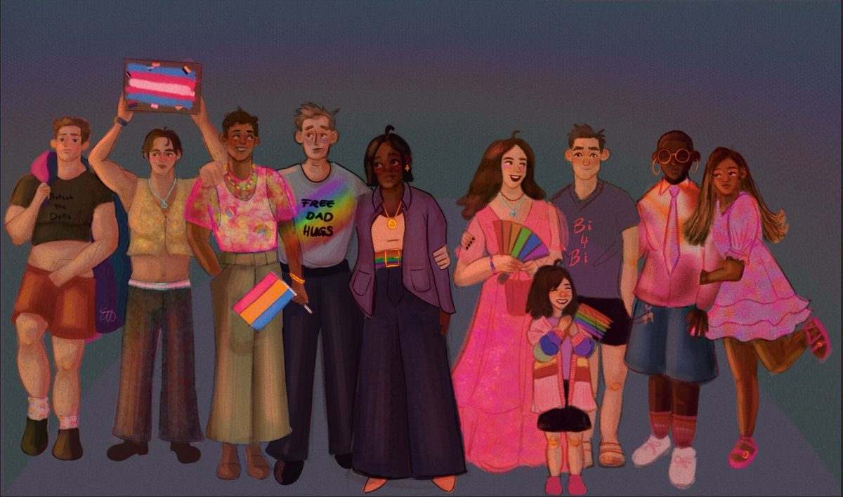 Happy Pride Month from the 118! (and me 💗)
#911onABC #911fanart #Henren #Buddie #Bathena #Madney