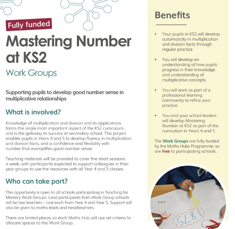 Have you previously engaged with East Midlands East Maths Hub? 
Have you completed Mastering Number Reception and Key Stage 1? 
If Yes, You may be eligible to join Mastering Number Key Stage 2!! 
Lets see 👀
ememathshub.org/project/master…