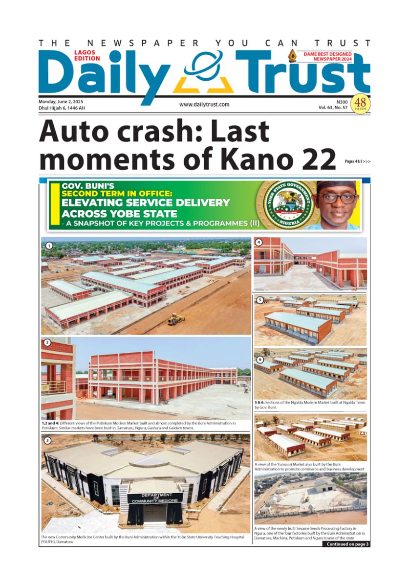 Muftahoolkhair's tweet photo. #news #nigeria #dailytrust #vanguard #leardership #nation #punch #ThisDay #PoliticsLive https://t.co/mZ9AQ0l3OB