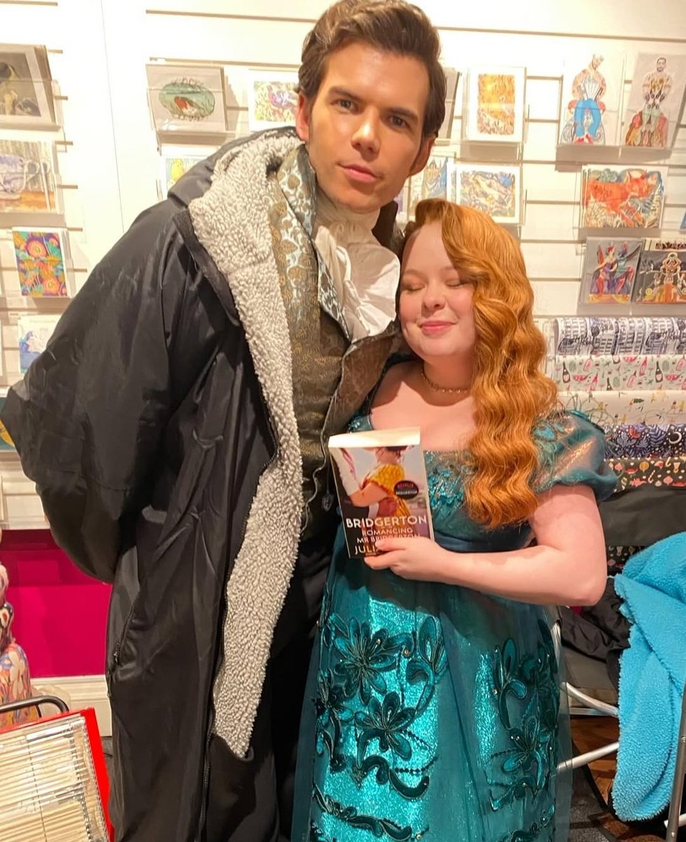 one year of them with ‘romancing Mr. Bridgerton’ 🥺