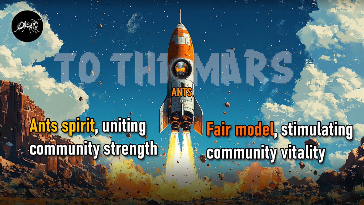 ANTSMEMEAI's tweet photo. 🔝Meme your way to the top.
ANTS rule the meme world🐜🐜🐜
Cheers to our strong community spirit💥🥂
#ants #antscoin #Memes #memecoin https://t.co/sP9uXekUSQ