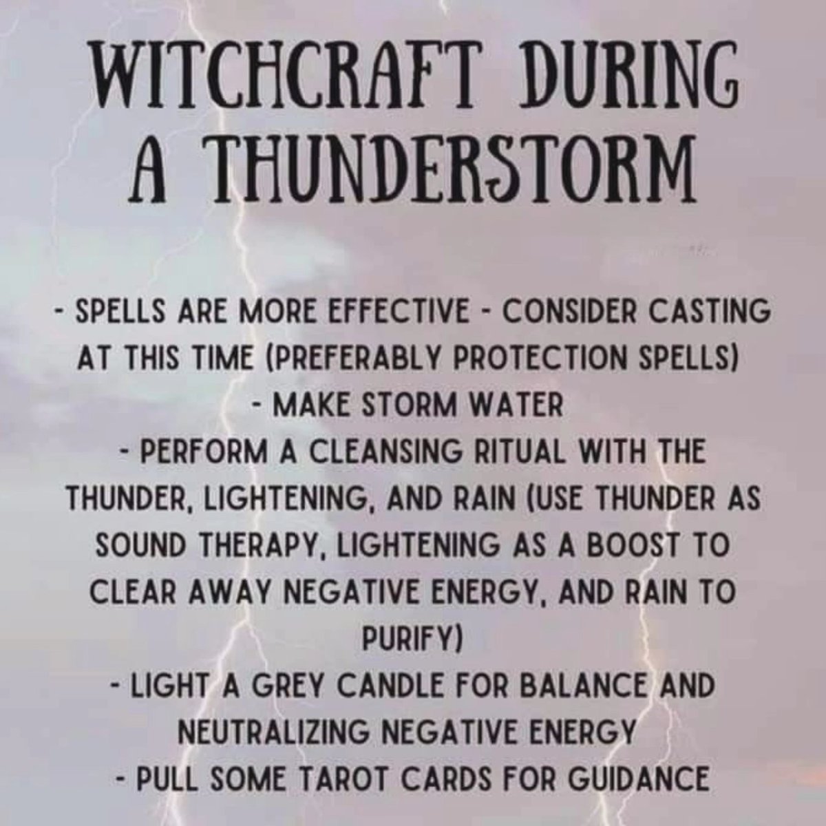 WelcomingWitch's tweet image. There’s something electric about practicing witchcraft during a thunderstorm. ⚡

#StormWitchcraft #WitchyVibes #ElementalWitch #modernwitch #witchesofinstagram #confidentwitch #witchenergy
