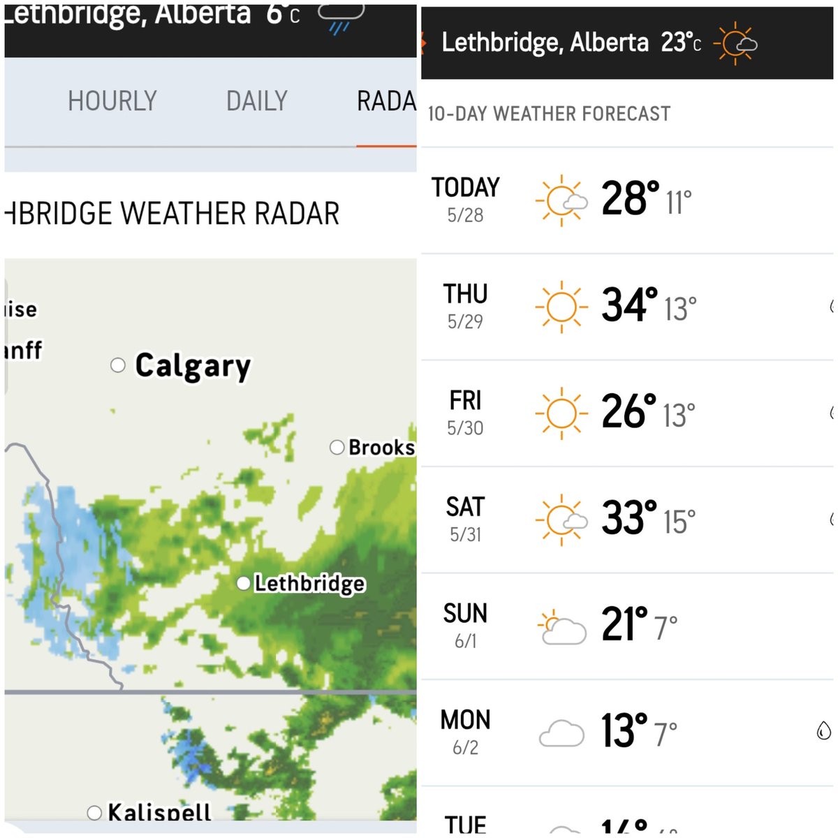 Chuckycanuk's tweet photo. Outback camping seemed like a good idea at the time. Right up unto the point where is wasn't. Canadian Rockies and badlands can turn on you real quick. For me last night and today is a new top 5 very unpleasant experience staying outdoors. June🙄✌🌷 https://t.co/WrkAgL7S4a