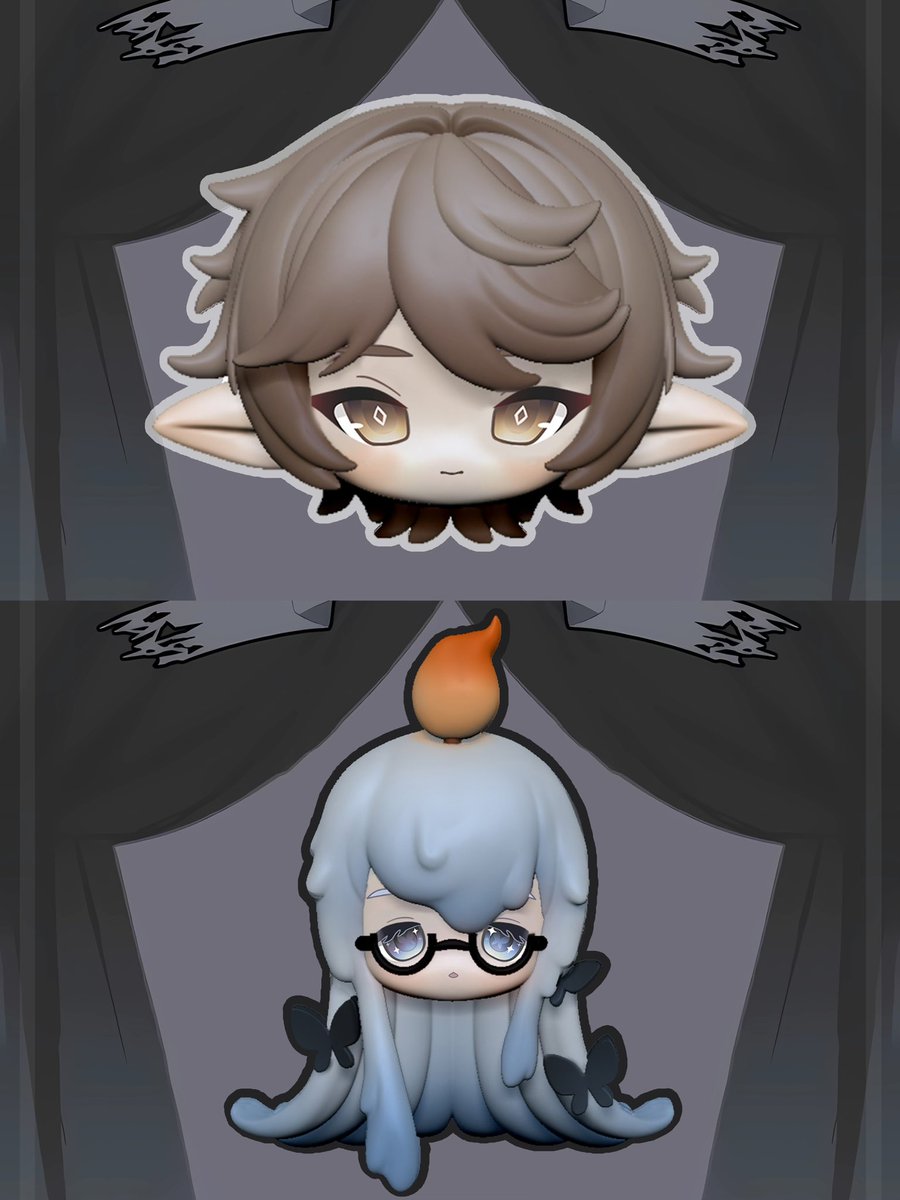 「秘境巡礼」Candle flame &amp;Asta

The last picture shows the face accessory that will be given as a reward in the crowdfunding. 
#秘境巡礼 #sunless工作室 #秘境巡禮