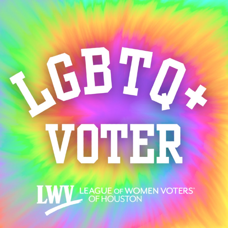 Happy Pride Month! 🏳️‍🌈🏳️‍⚧️ Policies that impact LGBTQ+ lives are always on the ballot. When we vote, we shape a future rooted in inclusion, equity, and safety for all identities. Your voice matters - use it!
#lwvhouston #houstonpride