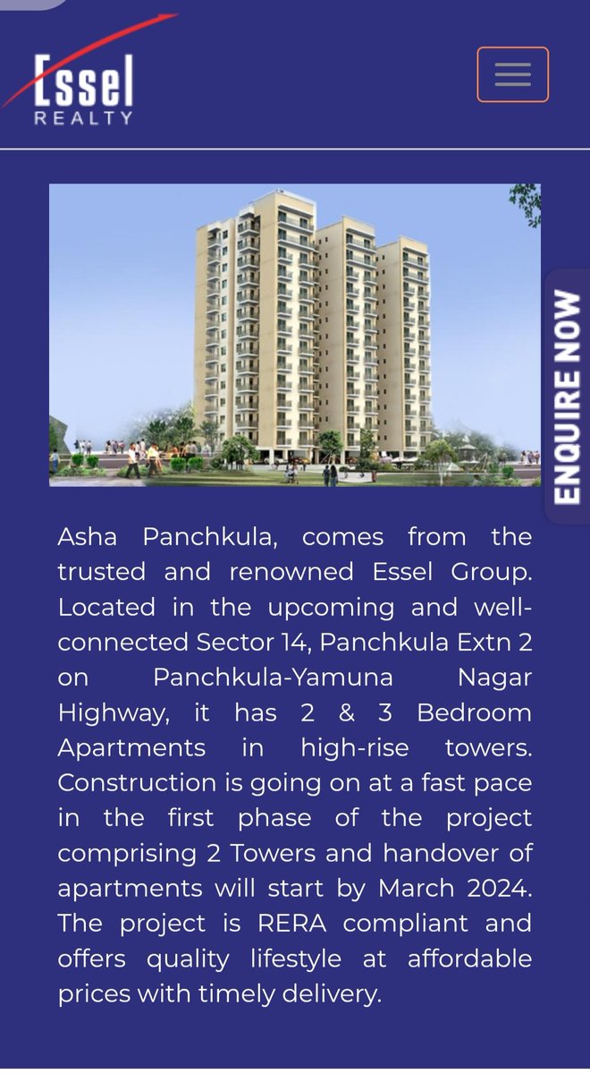 Vinay Kumar Gupta (@vinaykumar67890) on Twitter photo <a href="/cmohry/">CMO Haryana</a> <a href="/csharyana/">Chief Secretary Haryana</a> <a href="/HaryanaGovt/">Haryana Govt</a> Please investigate the Asha Panchkula housing scam by Subhash Chandra’s Essel Group. Hundreds of homebuyers are awaiting justice for unfulfilled promises.
<a href="/PMOIndia/">PMO India</a> <a href="/cmohry/">CMO Haryana</a> <a href="/EsselRealtyCrm/">Essel Realty</a> <a href="/Esselrealty/">Essel Realty</a> <a href="/cmohry/">CMO Haryana</a> <a href="/csharyana/">Chief Secretary Haryana</a> <a href="/HaryanaGovt/">Haryana Govt</a> Please investigate the Asha Panchkula housing scam by Subhash Chandra’s Essel Group. Hundreds of homebuyers are awaiting justice for unfulfilled promises.
<a href="/PMOIndia/">PMO India</a> <a href="/cmohry/">CMO Haryana</a> <a href="/EsselRealtyCrm/">Essel Realty</a> <a href="/Esselrealty/">Essel Realty</a>