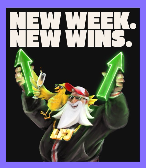 Got 7 days in a week.

Targeting 7 big trading wins.

Let's get it.