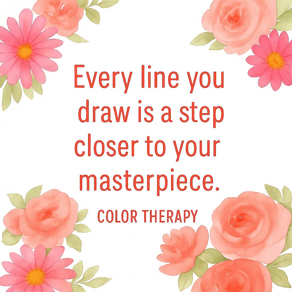CTappOfficial's tweet image. Every line matters. 🖌️
You’re one step closer to your masterpiece. ✨

#ColorTherapy #ArtMotivation #KeepCreating #DailyInspiration #CreativeJourney