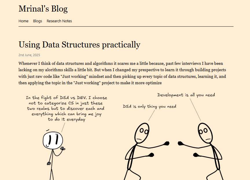 Hi_Mrinal's tweet image. Wrote a blog on using data structures practically, link is in the comments