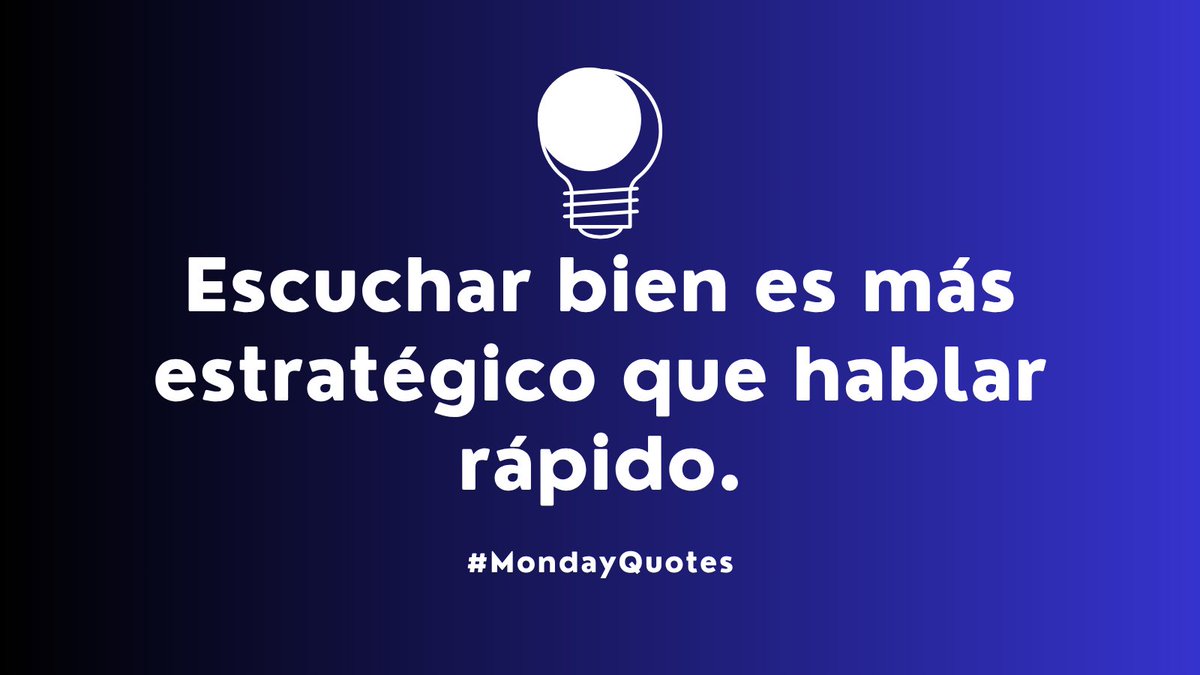 UgeFerradas's tweet image. En comunicación, la pausa no es debilidad: es inteligencia. Escuchar bien no te retrasa, te afina.

El liderazgo empieza siempre con el silencio adecuado.

#MondayQuotes #ComunicaciónEstratégica