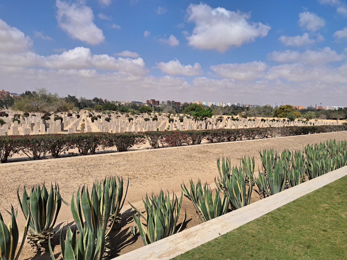 It is wonderful to see today the schools’ interest in the history of the war to visit El Alamein war memorial Cemetery <a href="/CWGC/">Commonwealth War Graves</a> <a href="/AAPAComms/">AAAComms</a>