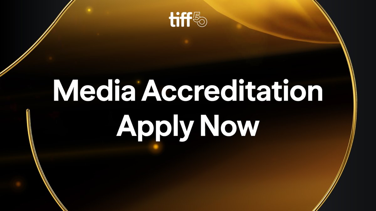 Media Accreditation for #TIFF50 is now open ✨

We are excited to welcome accredited media, photographers, videographers, and more back to Toronto this September 4–14. Learn more and submit your application by July 7, 8pm ET. tiff.net/press