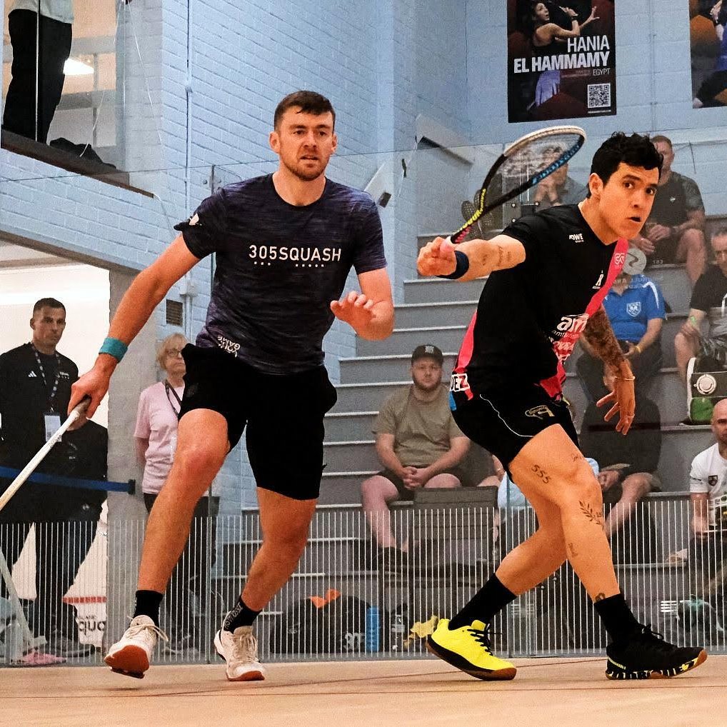 British Open (@britopensquash) on Twitter photo Result: Men’s RD2
🇨🇴 <a href="/MiguelSquash/">Miguel Rodriguez</a> beats Patrick Rooney 🏴
3-2: 11-5, 10-12, 11-6, 9-11, 12-10 (88m)
#BritOpen25 #WhereLegendsAreMade Result: Men’s RD2
🇨🇴 <a href="/MiguelSquash/">Miguel Rodriguez</a> beats Patrick Rooney 🏴
3-2: 11-5, 10-12, 11-6, 9-11, 12-10 (88m)
#BritOpen25 #WhereLegendsAreMade