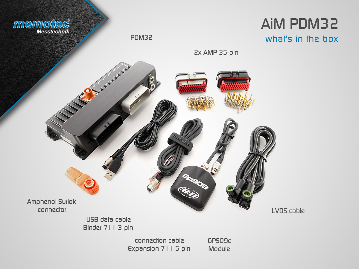 memotec's tweet image. What&apos;s in the box? | AiM PDM32

More here: me-mo-tec.com/en/Products/AI…

#memotec #AiMSportline #Motorsport #Racing #DataAcquisition #Cameras #GPSLapTimer #DashLogger #DataLogger #memotecMesstechnik

#AiMPDM32 #PDM #WhatsintheBox