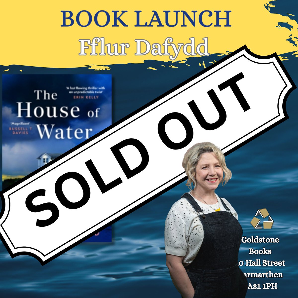 🚨 SOLD OUT! 🚨
Goldstone Books is out of tickets for Fflur Dafydd’s book launch this Wednesday! But don’t worry—there are still a limited number of books left for sale.
Grab yours before they’re gone! 📚✨
#FflurDafydd #BookLaunch #GoldstoneBooks #LimitedStock