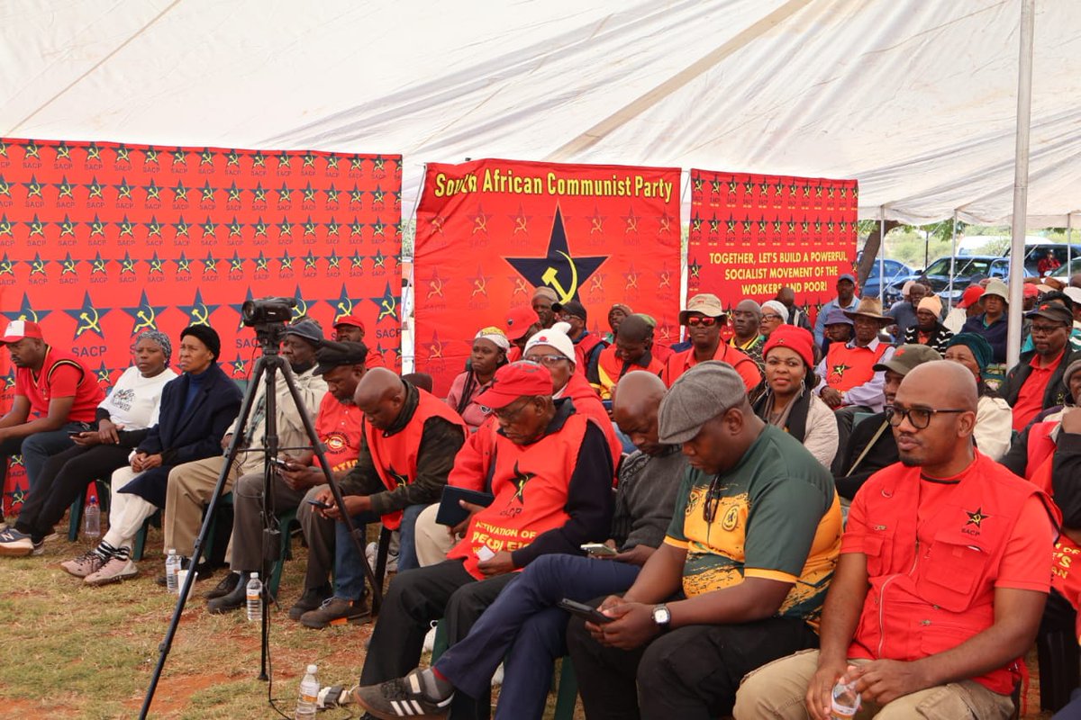 SACP General Secretary, Comrade Solly Mapaila, leads the launch of the activation of The People’s Red Caravan initiative under the theme, ‘The people’s movement for self-reliance and sustainability’.

The launch is held at Motlhabe Village, North West Province 

2 June 2025
