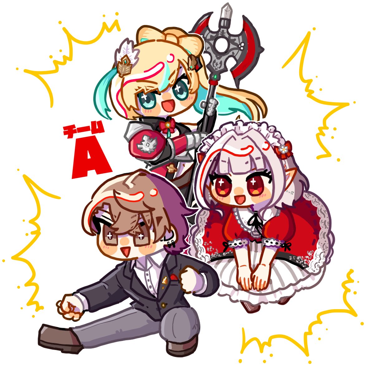 #えるの絵だよ #加画美 #はひふへポートレート 
ポケカ大会頑張れ〜！