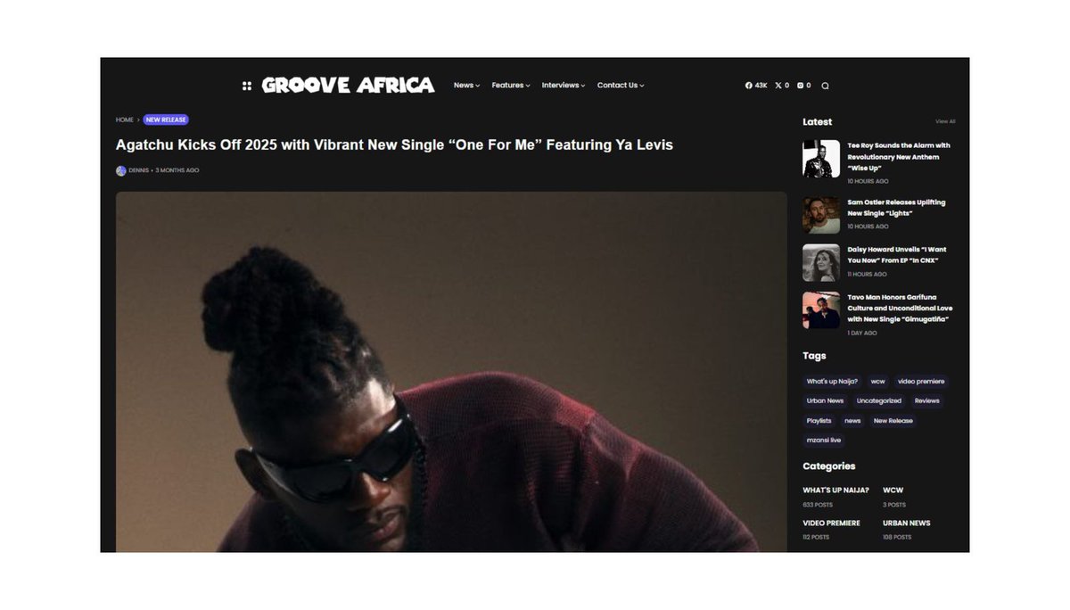WPGM PR (@wpgm_pr) on Twitter photo "Captivating rhythm" - <a href="/Groove_Africa/">Groove Africa🇿🇦🇳🇬🇬đź‡</a> on <a href="/agatchuzVybe/">Agatchu Agatchu</a> (February 2025)
➡️ groove-africa.com/agatchu-kicks-…
#WPGMPR #MusicPR #MediaRelations #NewMusic "Captivating rhythm" - <a href="/Groove_Africa/">Groove Africa🇿🇦🇳🇬🇬đź‡</a> on <a href="/agatchuzVybe/">Agatchu Agatchu</a> (February 2025)
➡️ groove-africa.com/agatchu-kicks-…
#WPGMPR #MusicPR #MediaRelations #NewMusic