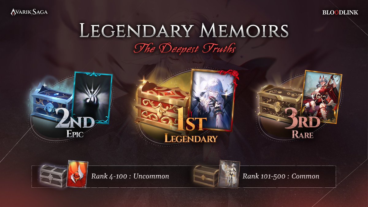 Every fragment holds a piece of the past. 📜

Introducing Memoir Rarity in Bloodlink! 

From Common whispers to Legendary truths, each collectible you unearth from Landmarks contributes to piecing together the Rotgeister's forgotten identity.  

The rarer the Memoir, the deeper