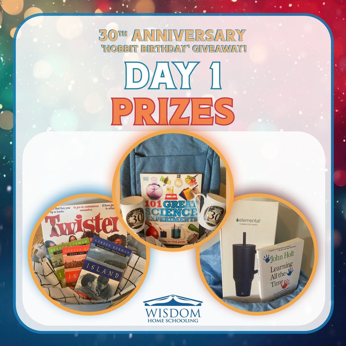 WISDOMhs's tweet photo. WISDOM's 30th Anniversary 
"Hobbit Birthday" Giveaway 

Day 1 - Who is the Principal of WISDOM? https://t.co/MS7L48MJVu