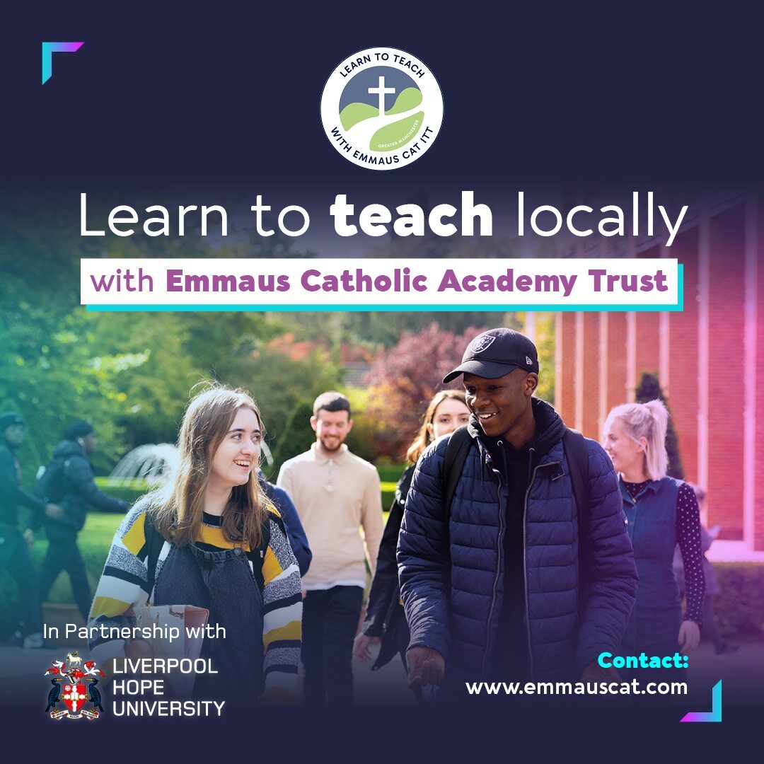There is still time to apply to join September 25's cohort of Emmaus CAT ITT trainees. Apply here:
…acher-training-courses.service.gov.uk/results?utm_so…
