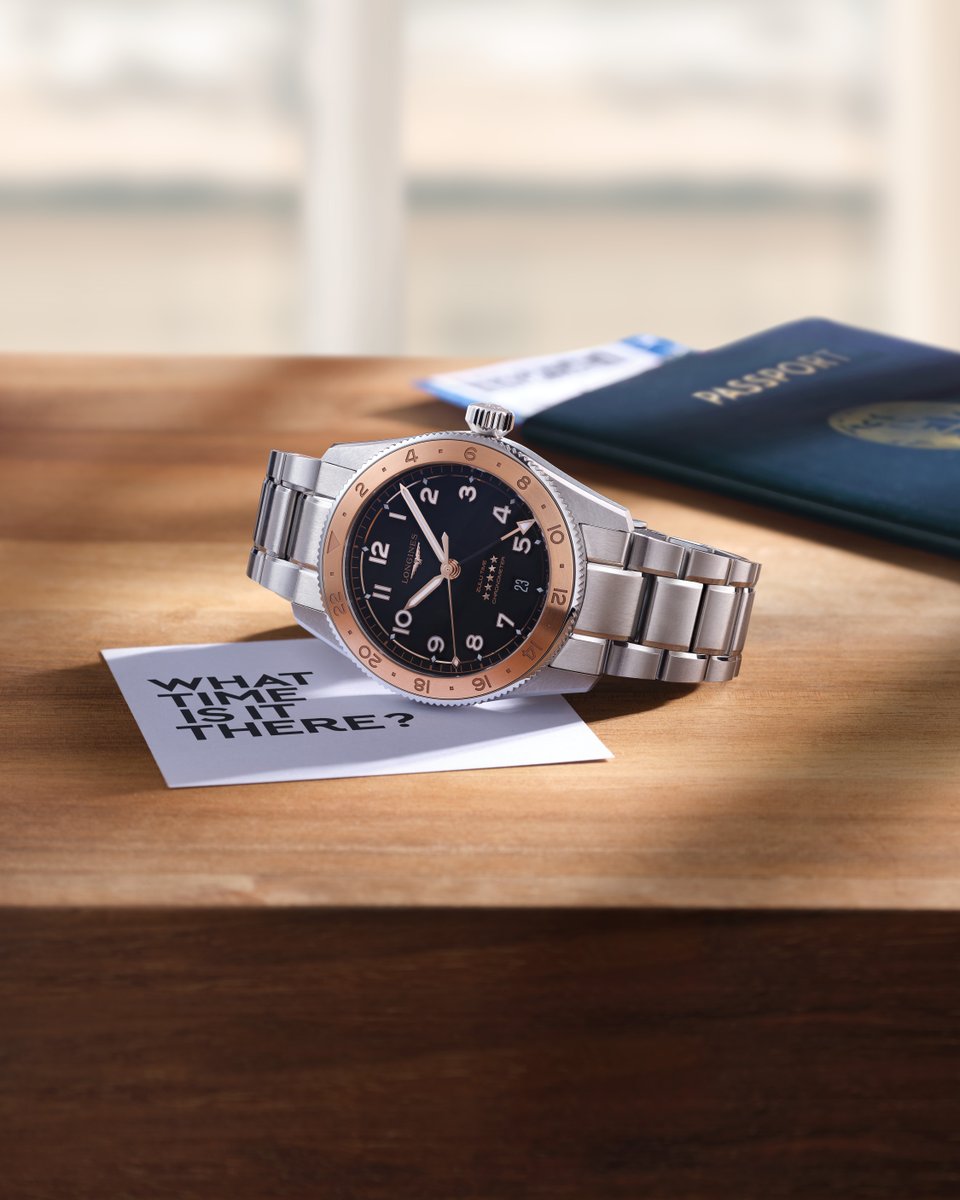 Passport? Check. Boarding pass? Check. Precision timepiece? You wouldn’t be seen without it. 
Take off in style with the LONGINES SPIRIT ZULU TIME 1925.

#WhatTimeIsItThere
#Longines #LonginesSpiritZulu
#Eleganceisanattitude