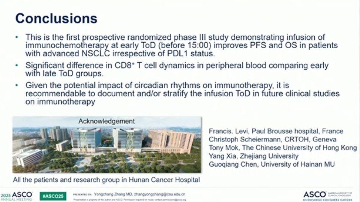 Stephen V Liu, MD (@stephenvliu) on Twitter photo Circadian rhythms with potentially major impact on T cell circulation and exhaustion. Do we need to control for time of infusion in studies? Should we go back and look at results of prior studies by time of infusion? Congratulations to <a href="/zhang_yongchang/">Yongchang Zhang</a> and team! Circadian rhythms with potentially major impact on T cell circulation and exhaustion. Do we need to control for time of infusion in studies? Should we go back and look at results of prior studies by time of infusion? Congratulations to <a href="/zhang_yongchang/">Yongchang Zhang</a> and team!